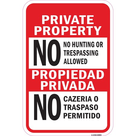Signmission Safety Sign, 12 in Height, Aluminum, 24853 A-1218-24853